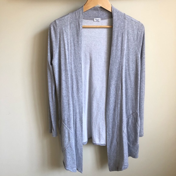 SPLENDID Baby Fleece Wrap In Heather Grey - Picture 4 of 10